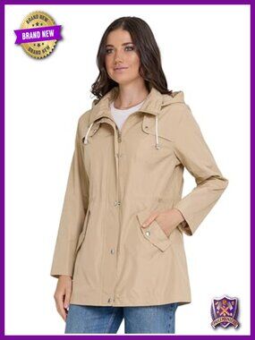 Waterproof Hooded Anorak Rain Jacket Windbreaker Coat